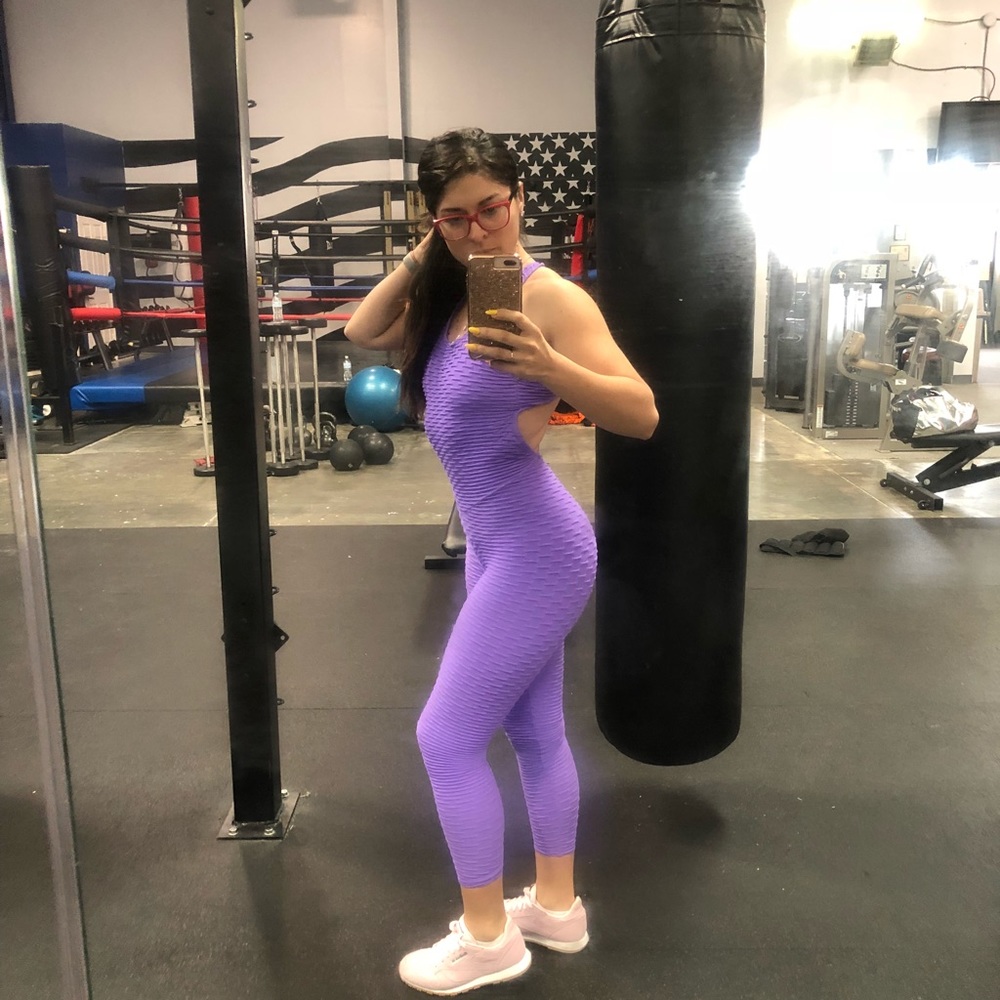 Purple Brazilian body suit